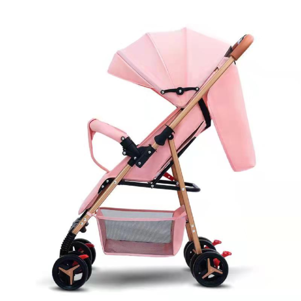 coche bebe capota expandible rosa